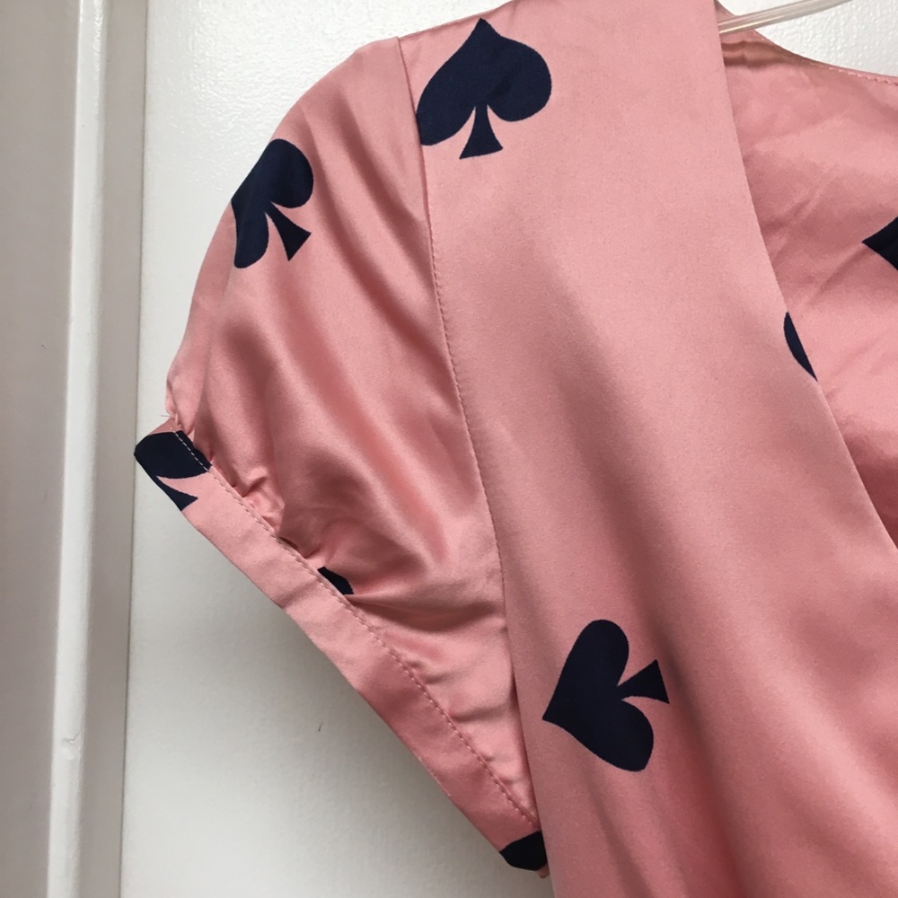 Jack by BB Dakota Pink Spades Print Dress - Picture 3 of 11